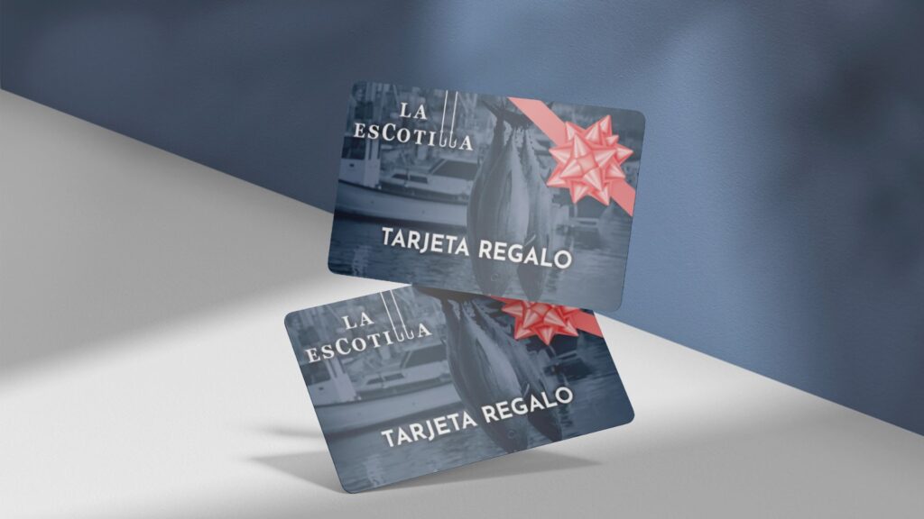 tarjeta regallo escotilla